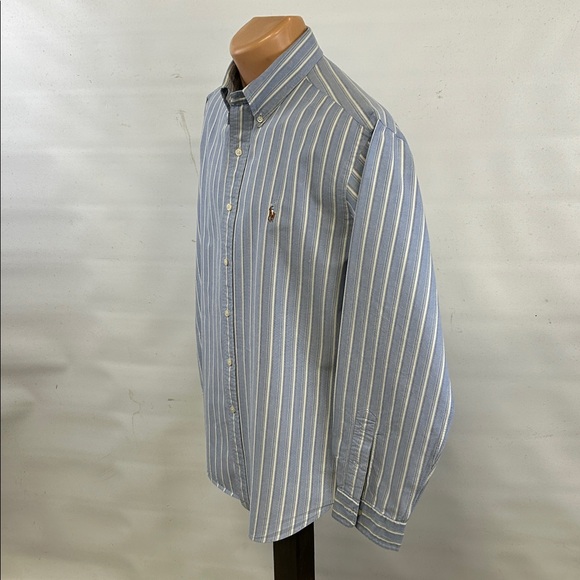 Ralph Lauren long sleeve button down collar shirt.  L - Picture 5 of 7